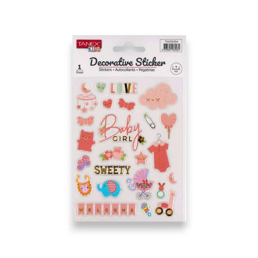 Picture of TANEX KIDS DECORATIVE BABY GIRL STICKERS